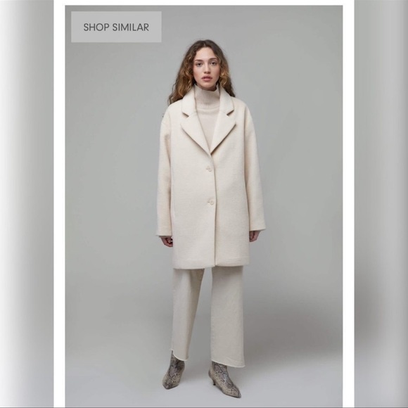 OAK + FORT Jackets & Blazers - Trade with apovesebo Oak + Fort Cream Wool coat